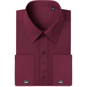 image:imageAlimens amp Gentle French Cuff Regular Fit Dress Shirts Cufflink IncludedFlexred Flame