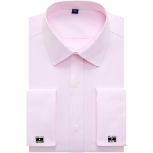 image:imageAlimens amp Gentle French Cuff Regular Fit Dress Shirts Cufflink IncludedPink