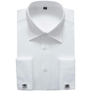 image:imageAlimens amp Gentle French Cuff Regular Fit Dress Shirts Cufflink IncludedWhite