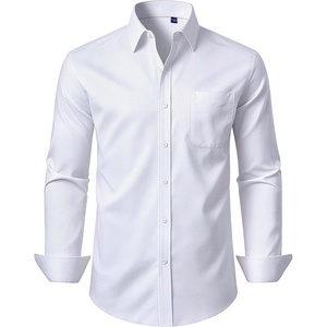 image:imageAlimens amp Gentle Mens Oxford Button Down Shirt with PocketAll White