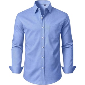 image:imageAlimens amp Gentle Mens Oxford Button Down Shirt with PocketBlue