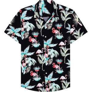 image:imageMens Hawaiian Shirt Summer Beach Casual Short Sleeve Button Down Shirts1696
