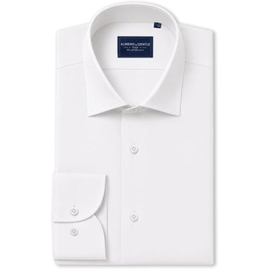 image:imageMens SilkBlend Dress Shirt Long Sleeve Regular Fit Button Down ShirtsWhite