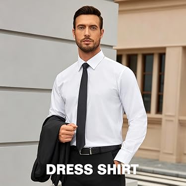 Alimens & Gentle | Built for Daily Wear – Wrinkle‑Free Stretch Men’s Button‑Up Tops