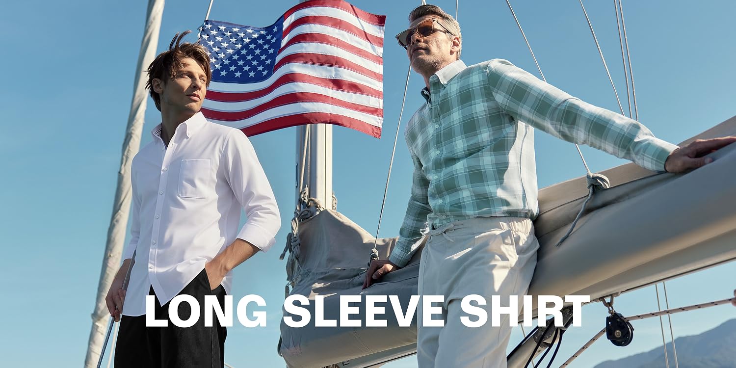 Alimens & Gentle | Built for Daily Wear – Wrinkle‑Free Stretch Men’s Button‑Up Tops