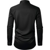 image:imageMens Dress Shirts Odor Resistant Long Sleeve Button Down Shirt StretchyBlack