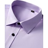 image:imageMens Dress Shirts Odor Resistant Long Sleeve Button Down Shirt StretchyLavender