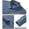 image:imageAlimens amp Gentle Mens Dress Shirt Long Sleeve Button Down Shirt with PocketDenim Blue