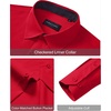 image:imageAlimens amp Gentle Mens Dress Shirt Long Sleeve Button Down Shirt with PocketRed