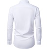 image:imageAlimens amp Gentle Mens Dress Shirt Long Sleeve Button Down Shirt with PocketWhite