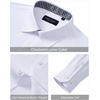 image:imageAlimens amp Gentle Mens Dress Shirt Long Sleeve Button Down Shirt with PocketWhite