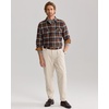 image:imageAlimens amp Gentle Mens Flannel Button Down Long Sleeve Casual Plaid ShirtBrown Navy