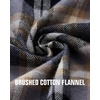 image:imageAlimens amp Gentle Mens Flannel Button Down Long Sleeve Casual Plaid ShirtLilac Black