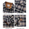 image:imageAlimens amp Gentle Mens Flannel Button Down Long Sleeve Casual Plaid ShirtLilac Black