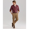 image:imageAlimens amp Gentle Mens Flannel Button Down Long Sleeve Casual Plaid ShirtRed Black