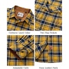 image:imageAlimens amp Gentle Mens Flannel Button Down Long Sleeve Casual Plaid ShirtYellow Navy
