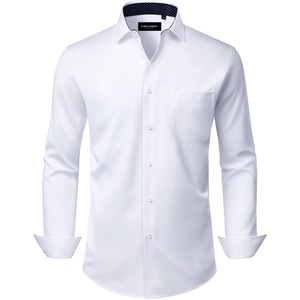 image:imageAlimens amp Gentle Mens Dress Shirt Long Sleeve Button Down Shirt with PocketWhitepolka Dots
