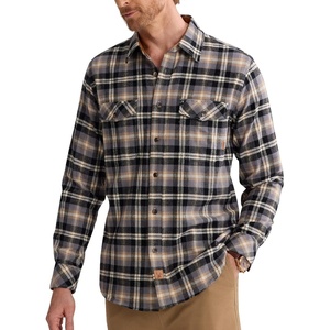 image:imageAlimens amp Gentle Mens Flannel Button Down Long Sleeve Casual Plaid ShirtLilac Black