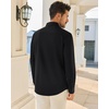 image:imageAlimens amp Gentle Black Dress Shirt for Men 4Way Stretch Long Sleeve Button Down Shirt Solid Wedding Dating Casual Shirts
