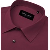 image:imageAlimens amp Gentle Mens Dress Shirts Stretch Long Sleeve Formal Business Wedding Button Down Shirt Wrinkle FreeWine Red