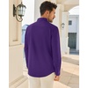 image:imageAlimens amp Gentle Purple Mens Dress Shirt Long Sleeve Casual Untucked Shirts UPF 50 Street Stroll Button Down Shirt Pocket