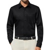 image:imageAlimens amp Gentle Black Dress Shirt UPF 50 Sun Protection Shirt Formal 4Way Stretch Long Sleeve Office Button Down Shirt