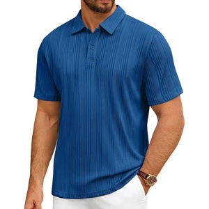 image:imageMens Polo Shirts Short Sleeve Knit Stretch Lightweight Casual Summer ShirtRoyal Blue