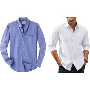 image:imageAlimens amp Gentle Mens Oxford Shirts Solid Long Sleeve Dress Shirt for Men